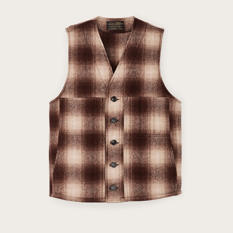 Mackinaw wool vest di Filson | Brown tan omb (Brown)