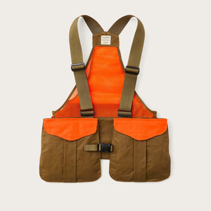 Mesh game bag von Filson | Dark tan blaz (Orange)