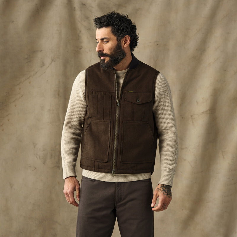 Spokane insulated work vest von Filson | Beaver brown (Brown)