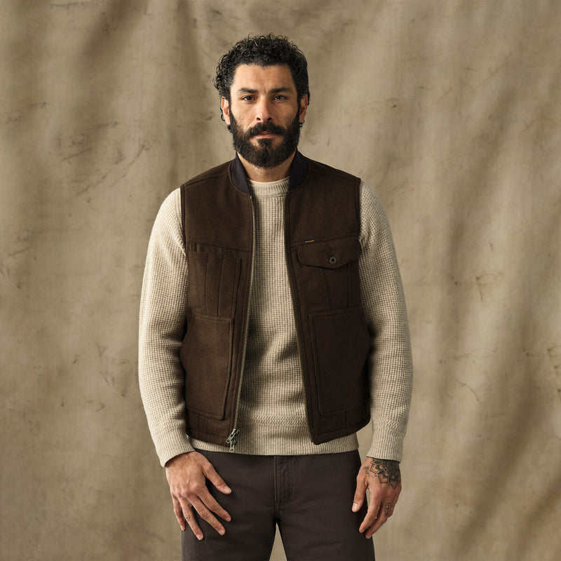 Spokane insulated work vest von Filson | Beaver brown (Brown)