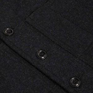 Gilet in lana mackinaw di Filson | Charcoal (Black)