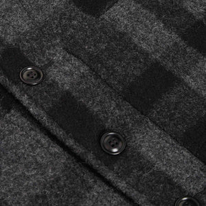 Gilet in lana mackinaw di Filson | Charcoal/black herit (Gray)