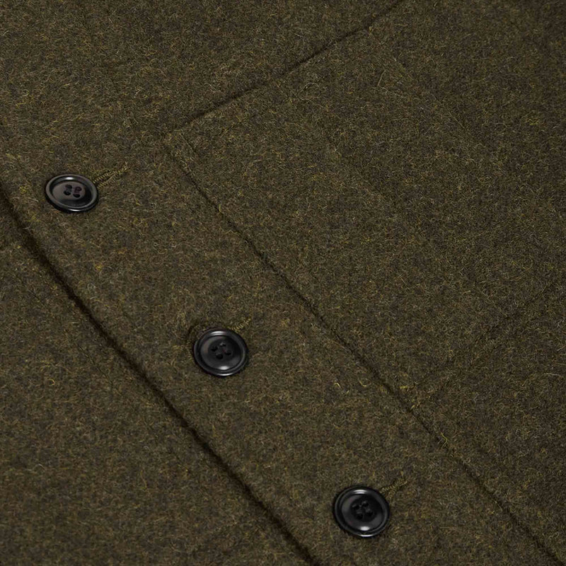 Gilet in lana mackinaw di Filson | Forest green (Green)