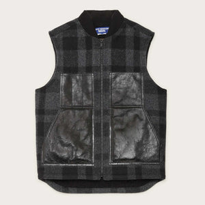 Filson x junya watanabe wool vest by Filson | Grey / black black (Black)