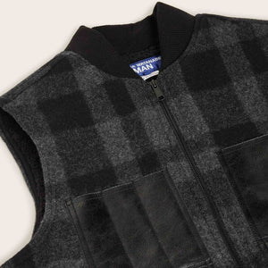 Filson x junya watanabe wool vest by Filson | Grey / black black (Black)