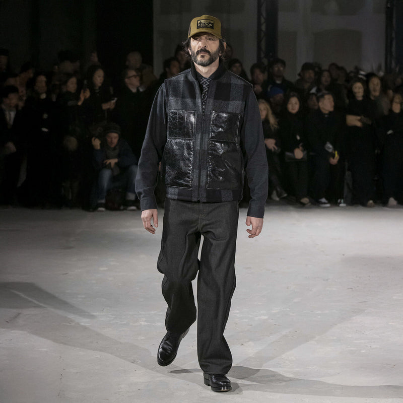 Gilet en laine filson x junya watanabe von Filson | Grey / black black (Black)