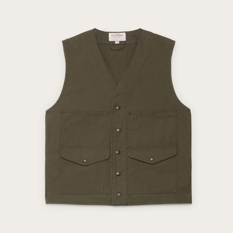 Dry tin vest von Filson | Otter green (Green)