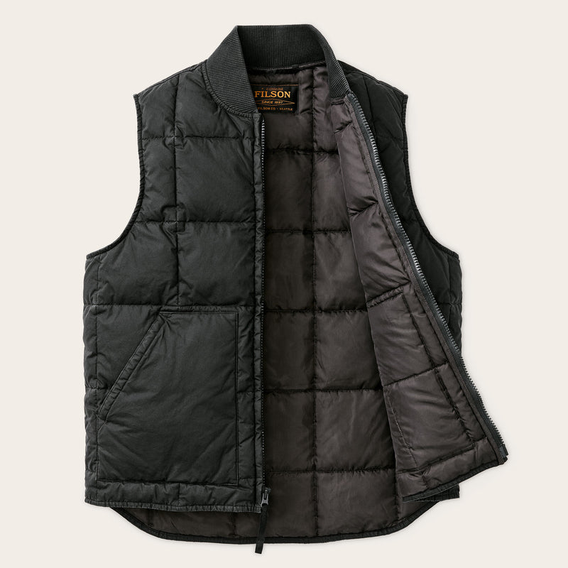 Heritage cotton down vest von Filson | Black (Black)