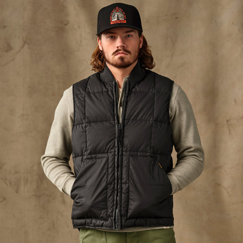 Heritage cotton down vest von Filson | Black (Black)
