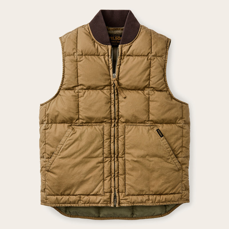 Heritage cotton down vest von Filson | Light brown (Brown)