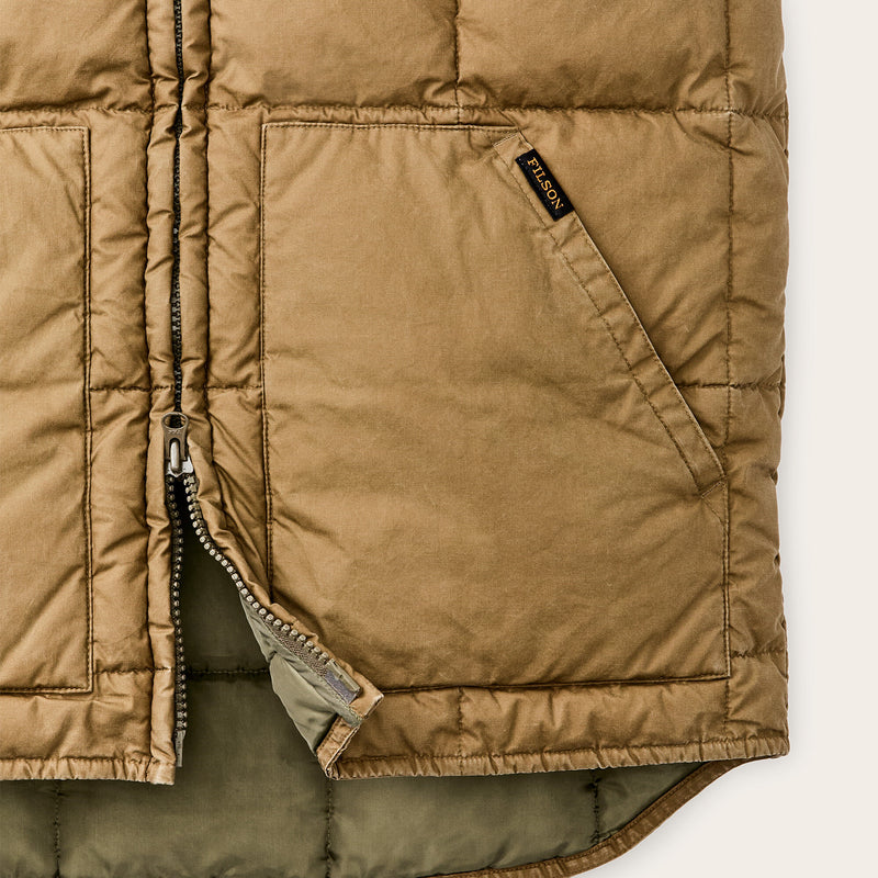 Heritage cotton down vest von Filson | Light brown (Brown)
