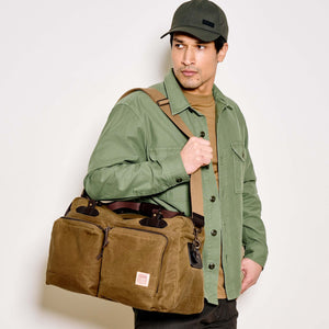 48 hour duffle bag von Filson | Dark tan (Beige)