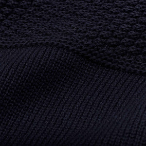 Wool roll neck fisherman's sweater by Filson | Navy (Blue)