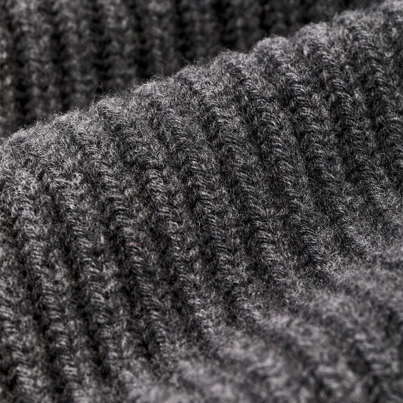 Bristol shawl neck sweater by Filson | Gray heather / dark