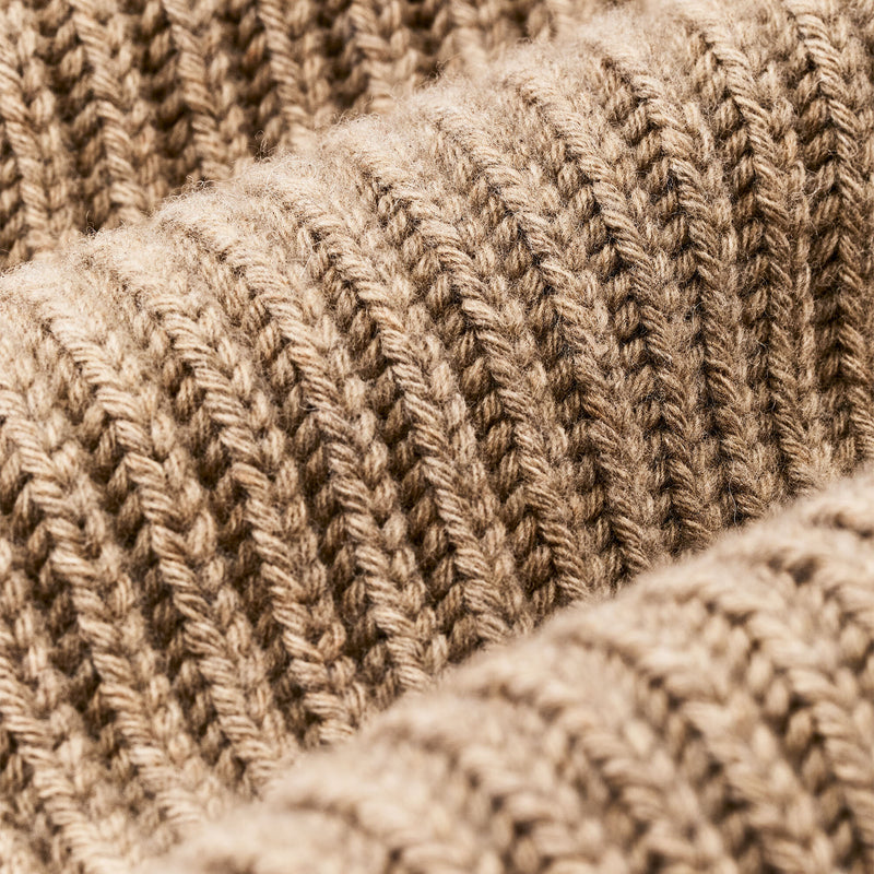 Bristol shawl neck sweater von Filson | Oatmeal heather / flame