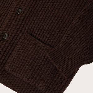 Bristol cardigan sweater by Filson | Earth brown (Brown)