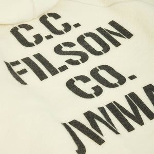 Filson × junya watanabe hoodie en laine graphique par Filson | Off white (Beige)