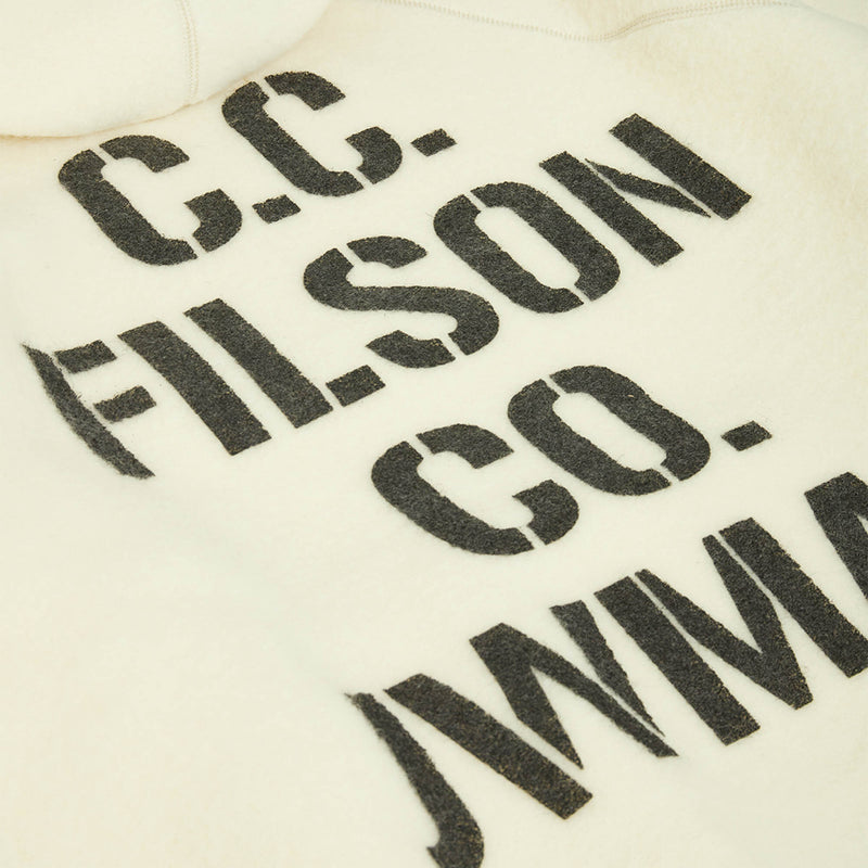 Filson × junya watanabe hoodie en laine graphique par Filson | Off white (Beige)