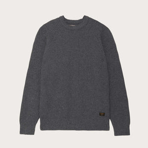 Cascade rib crewneck von Filson | Medium grey melange (Gray)