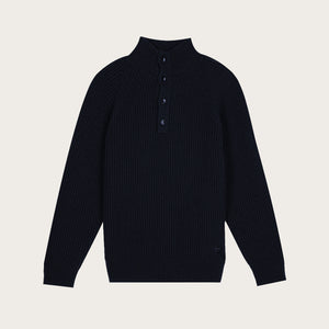 Cascade rib button up sweater von Filson | Dark navy (Blue)
