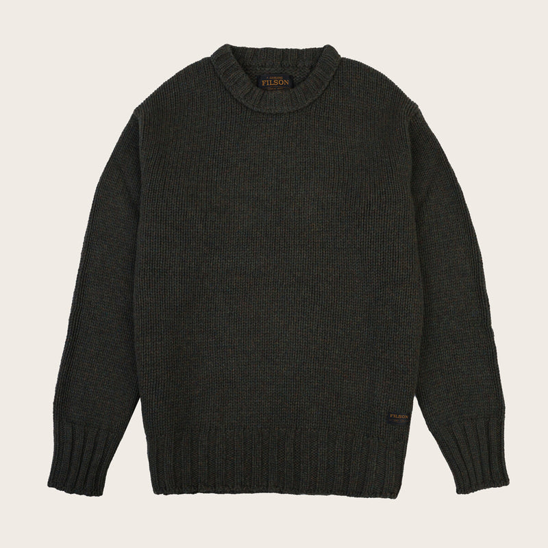Bristol crewneck sweater by Filson | Shadow moss (Black)