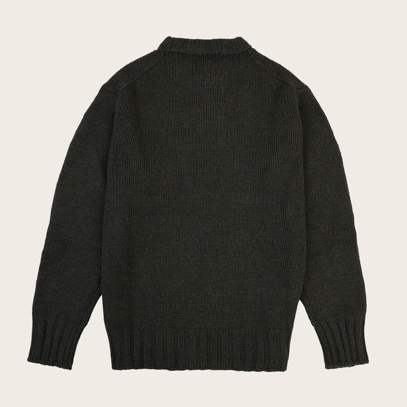 Bristol crewneck sweater by Filson | Shadow moss (Black)
