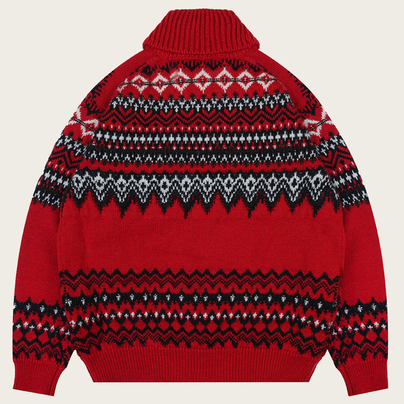 Filson x junya shetland jacket by Filson | Red x drk brwn (Red)