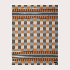 Western tracks blanket von Filson | Blue gold multi (Multicolor)