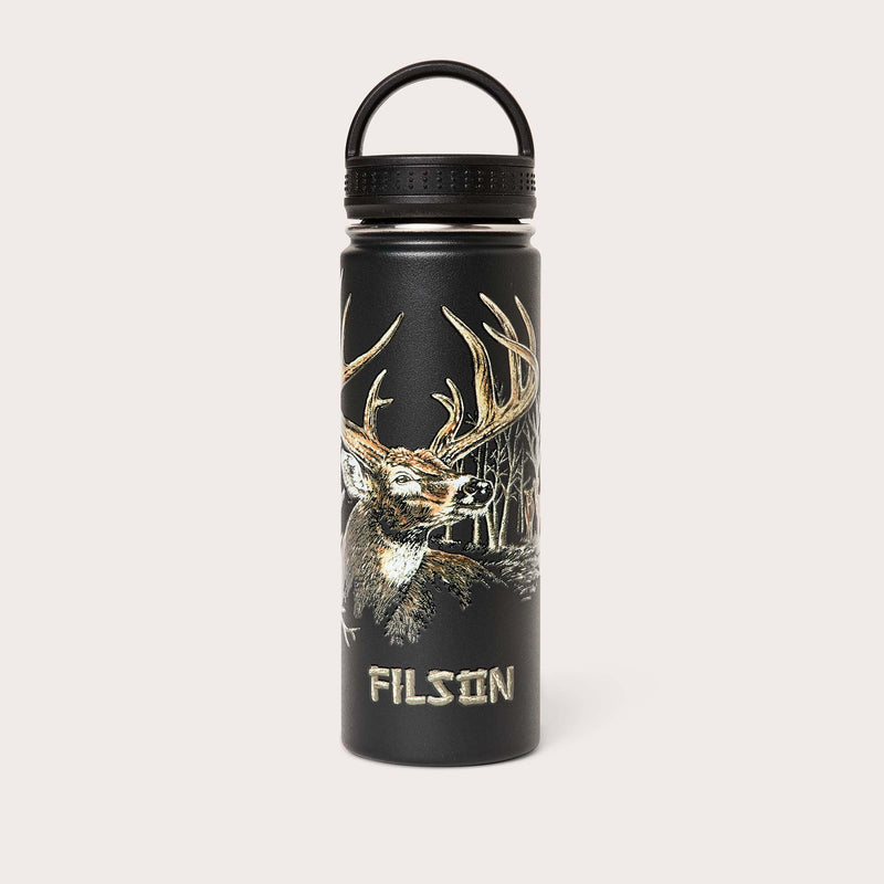 Insulated water bottle von Filson | Black deer wo (Black)