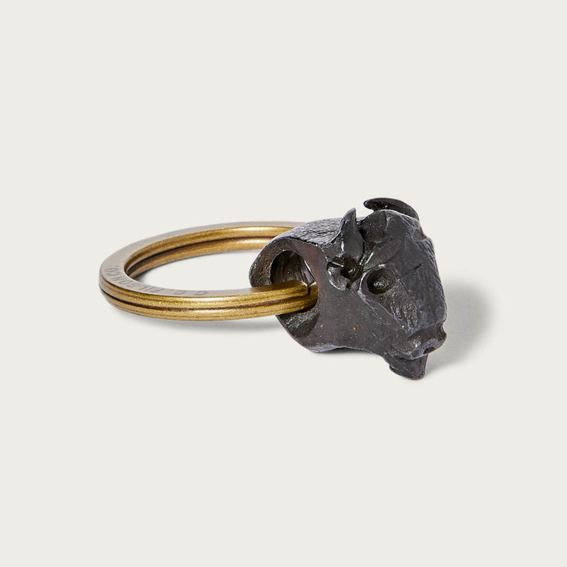 Bison keychain von Filson | Steel (Grey)