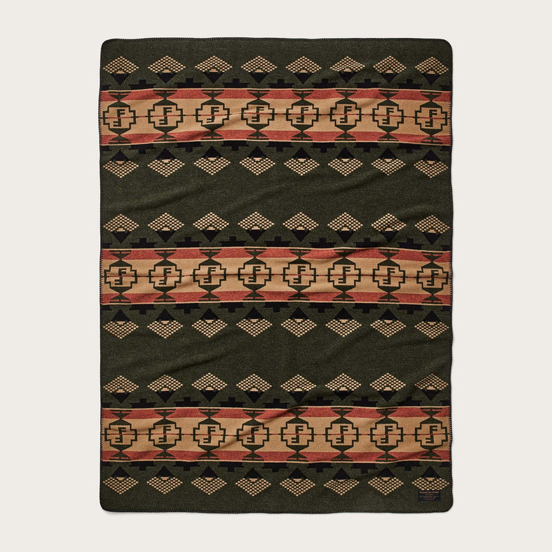 Filson forestry wool blanket by Filson | Dark timber / tan mu (Multicolor)