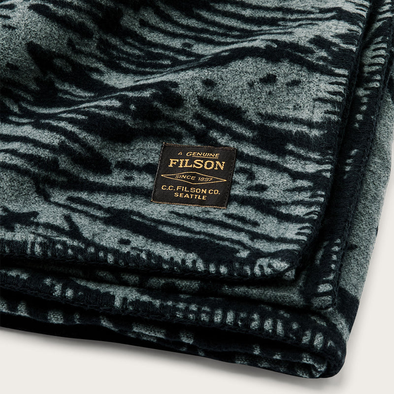 Coperta in cotone di Filson | Balsam green / marsh (Blue)