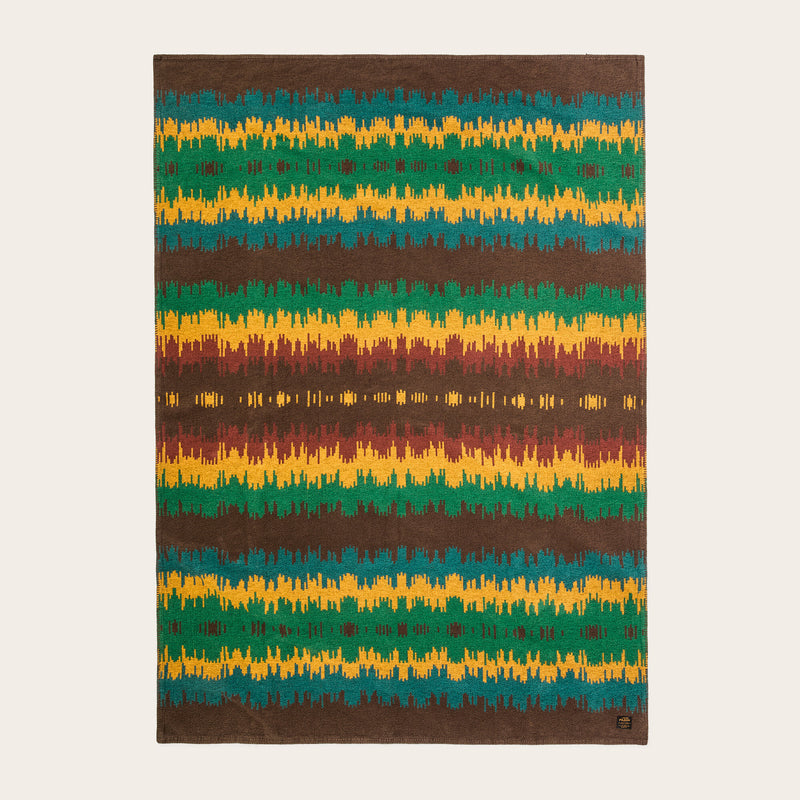 Northern lights cotton blanket by Filson | Dark tan multi (Multicolor)