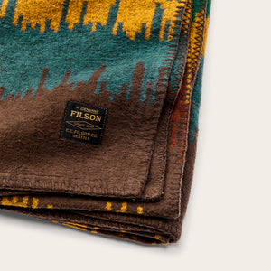 Northern lights cotton blanket by Filson | Dark tan multi (Multicolor)