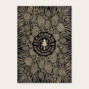 Pine cotton blanket von Filson | Black (Black)