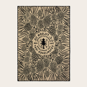 Pine cotton blanket von Filson | Black (Black)