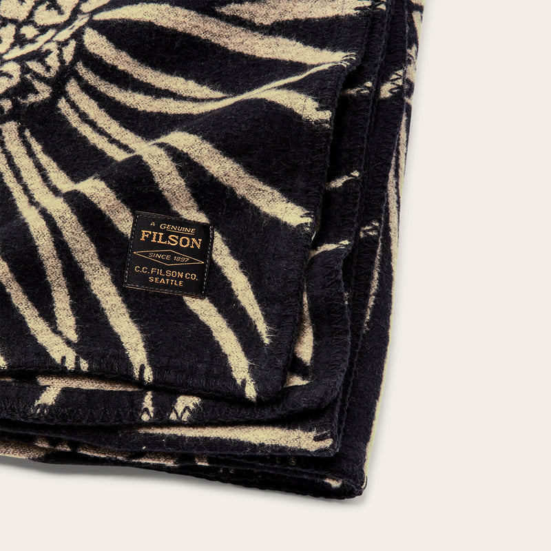 Pine cotton blanket von Filson | Black (Black)