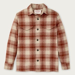 Wool jac-shirt von Filson | Brick multi plaid (Red)