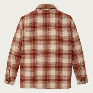 Wool jac-shirt von Filson | Brick multi plaid (Red)