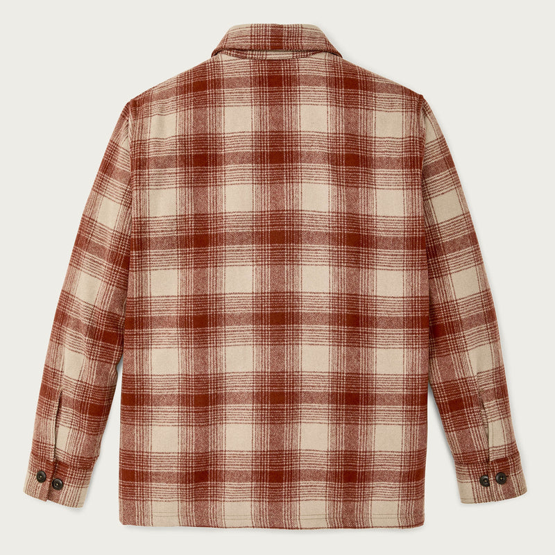 Wool jac-shirt von Filson | Brick multi plaid (Red)