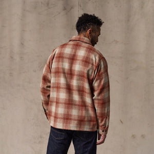 Wool jac-shirt von Filson | Brick multi plaid (Red)