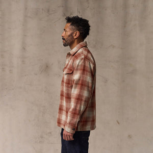 Wool jac-shirt von Filson | Brick multi plaid (Red)