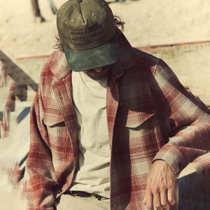 Wool jac-shirt von Filson | Brick multi plaid (Red)