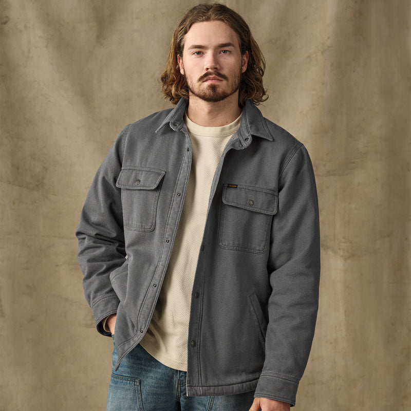 Fleece-lined jac-shirt by Filson | Rockslide gray (Gray)