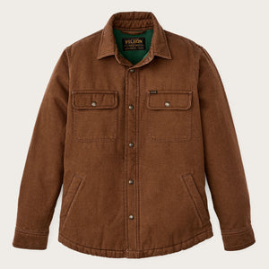 Fleece-lined jac-shirt by Filson | Brown (Brown)
