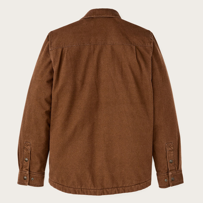 Fleece-lined jac-shirt by Filson | Brown (Brown)