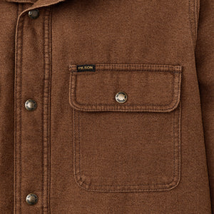 Fleece-lined jac-shirt by Filson | Brown (Brown)