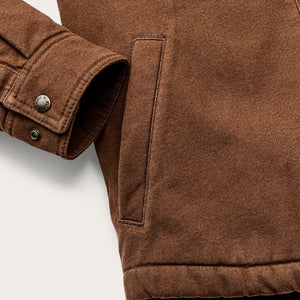 Fleece-lined jac-shirt by Filson | Brown (Brown)