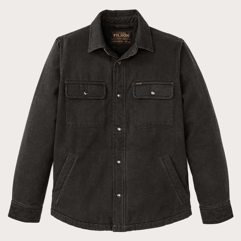 Fleece-lined jac-shirt von Filson | Peat (Black)