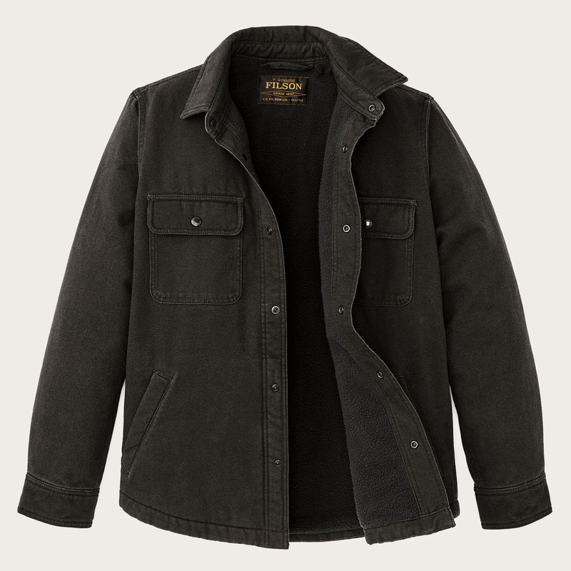 Fleece-lined jac-shirt von Filson | Peat (Black)
